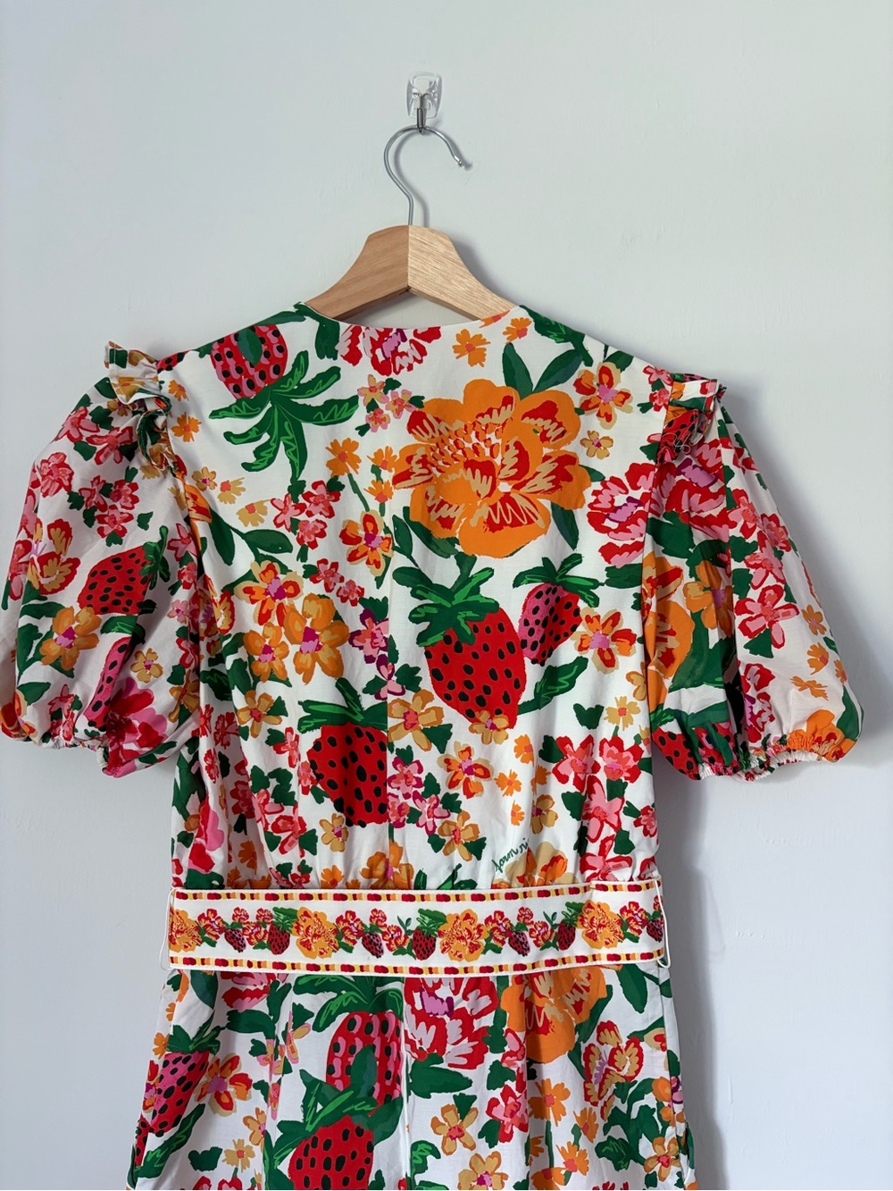 FARM Rio White One-Piece with Bright Strawberry & Floral Print - Picture 6 of 9